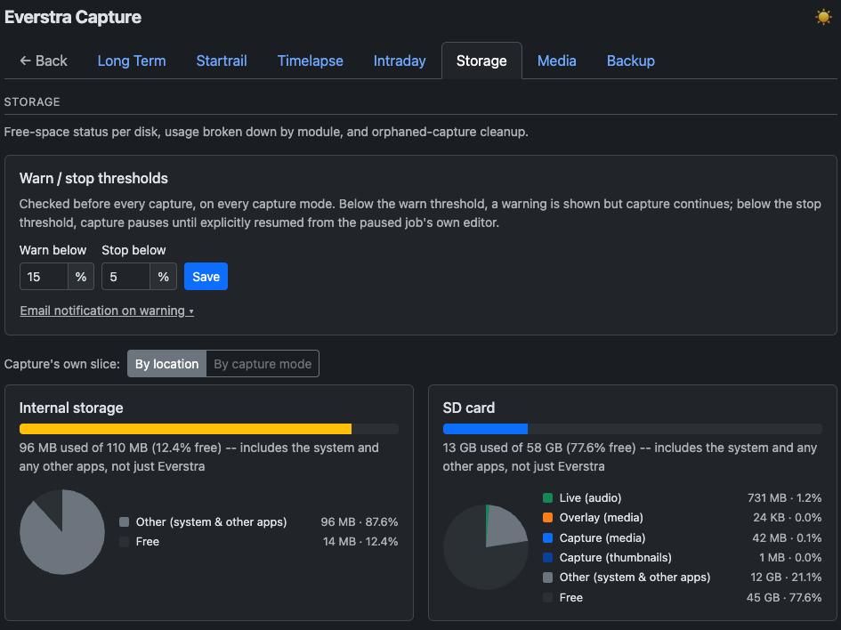 Storage Manager